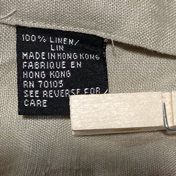 GILLIO 100% Linen Men's Casual Button Down Shirt - Beige - Picture 10 of 14